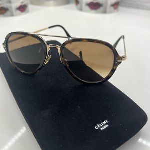 Authentic Celine Aviator Sunglasses